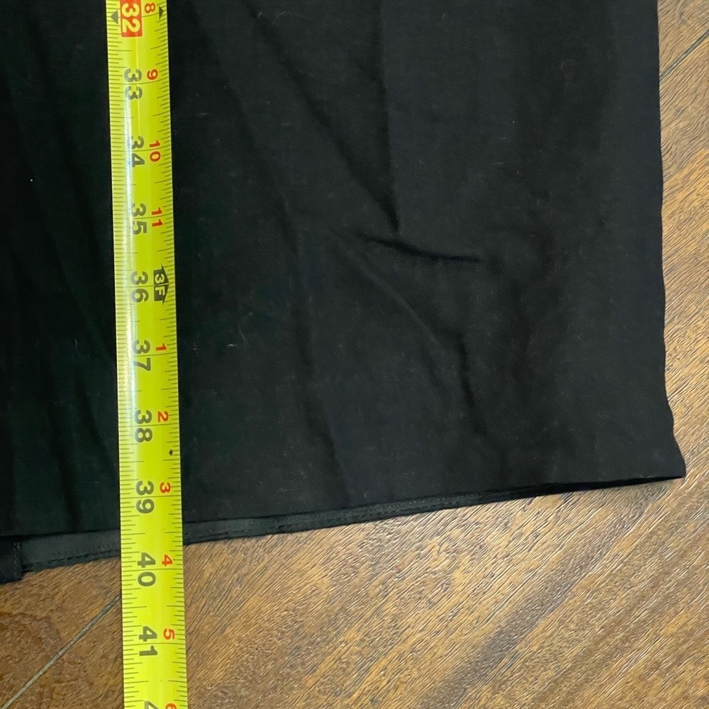 Evan-Picone Vintage Dress Size 18 Black Short Sleeve Wood Novelty Buttons 1990’s - Picture 7 of 12